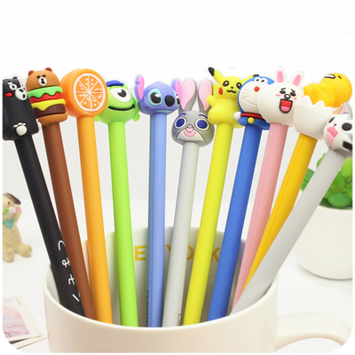 韩国可爱卡通中性笔 文具批发新宠，学生用品的清新之选